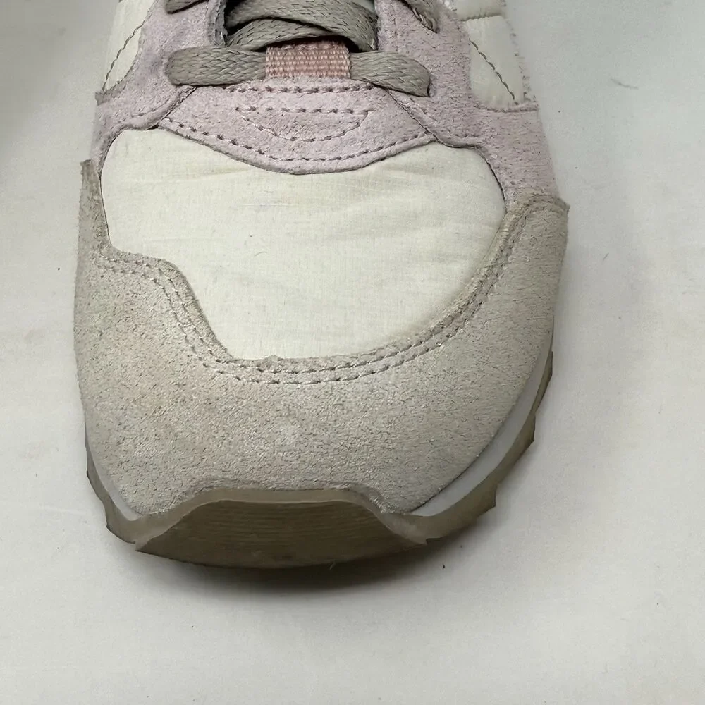 Merrell Alpine Shoes Womens 8.5 Oyster White Rose Pink Lace Up Sneakers
